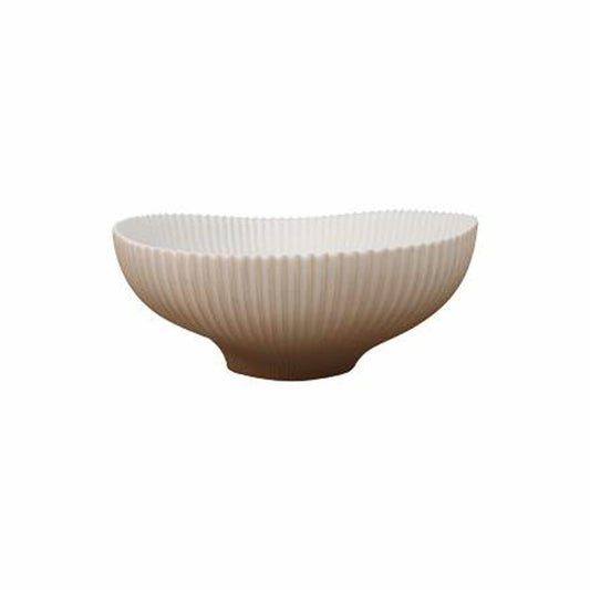 Goebel Bowl Studio 8 - Raindrop Powder, Bowl, Decorative Bowl, Decoration, Biscuit Porcelain, Sand, 26600051