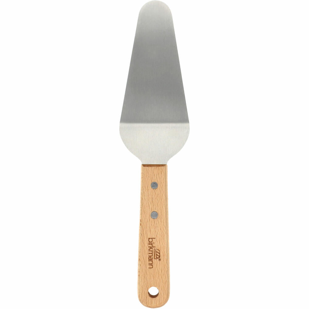 Birkmann Cause We Care cake server, cake lifter, cake shovel, stainless steel / beech wood, 25 cm, 889149