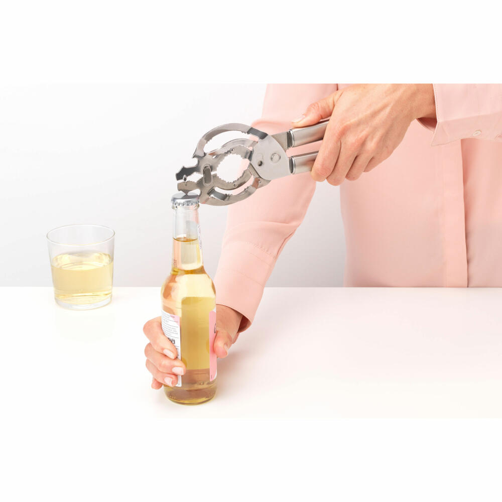 Brabantia All-Opener Profile, Cooking Utensil, Kitchen Aid, Steel, Matt Steel, 25.5 cm, 250767