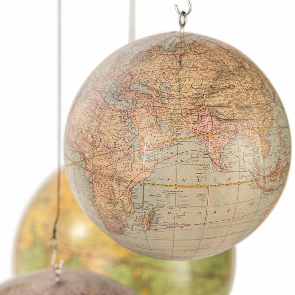 Authentic Models Mobile Globen, Hängedekoration, Globus, Kunststoff, Papier, GL060