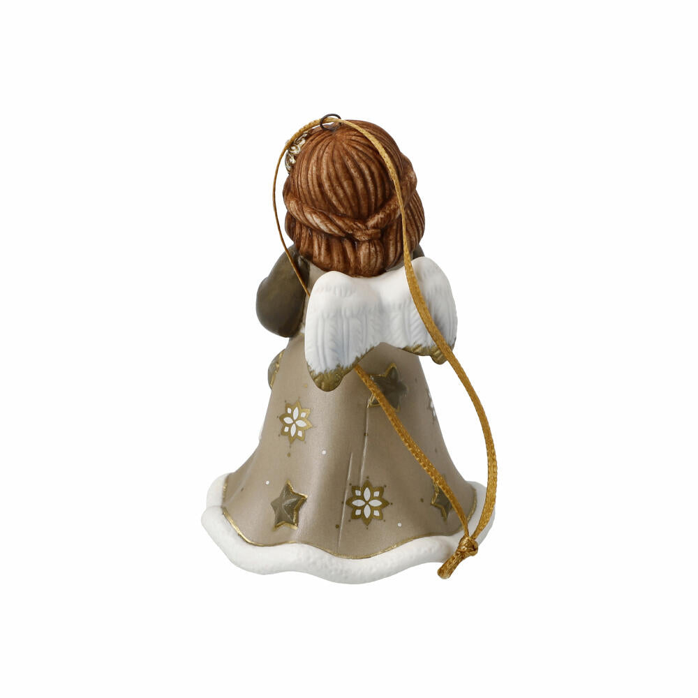 Goebel Angel Annual Angel Bell 2024, Porcelain, Walnut, Annual Edition, 66505781