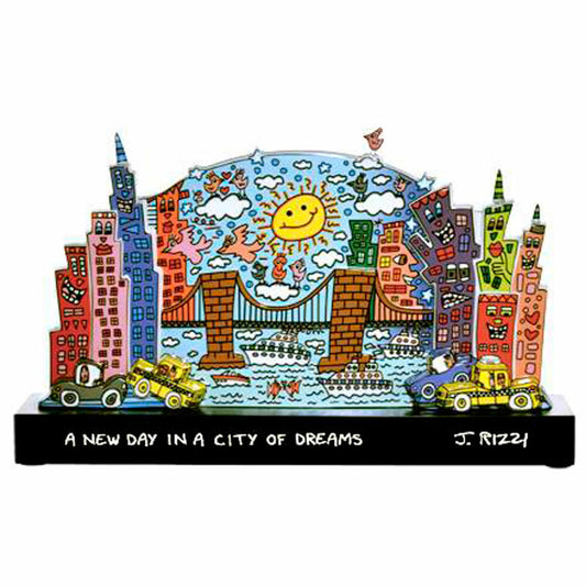 Goebel Figurine James Rizzi City of Dreams, Decorative Figure, Decoration, Porcelain, 26103361