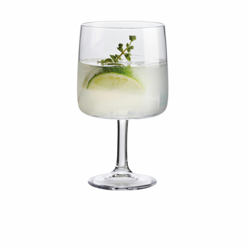 ASA Selection sarabi stem glass, cocktail glass, wine glass, drinking glass, glass, clear, H 14 cm, 200 ml, 53406009