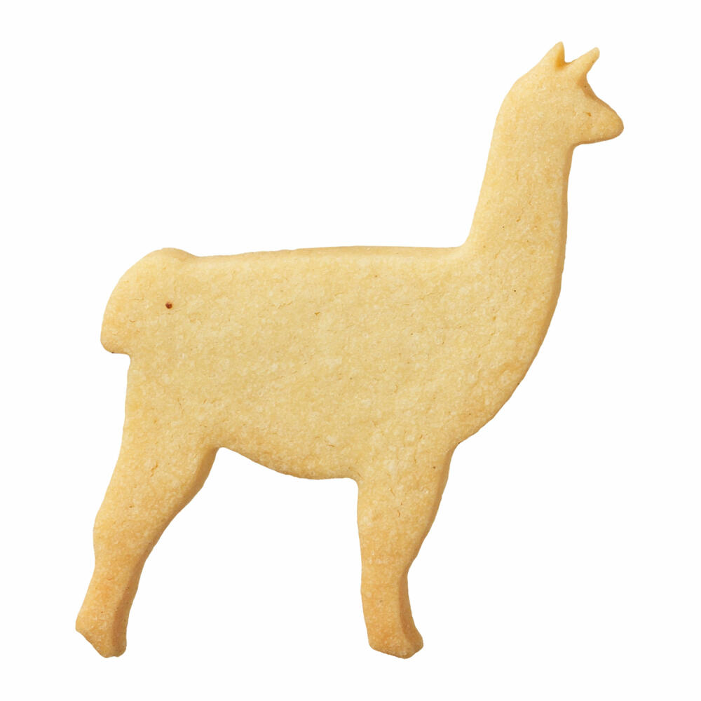 Birkmann cookie cutter llama, cookie cutter, cookie cutter, biscuit cutter, stainless steel, 8.5 cm, 198036