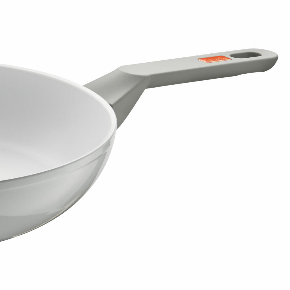 Berndes Veggie White casserole pan, pan, ceramic coating aluminum, white Ø 28 cm, 079750