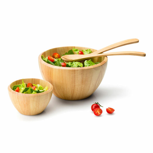 Continenta bowl, serving bowl, salad bowl, bowl, rubberwood, Ø 30 cm, 3273