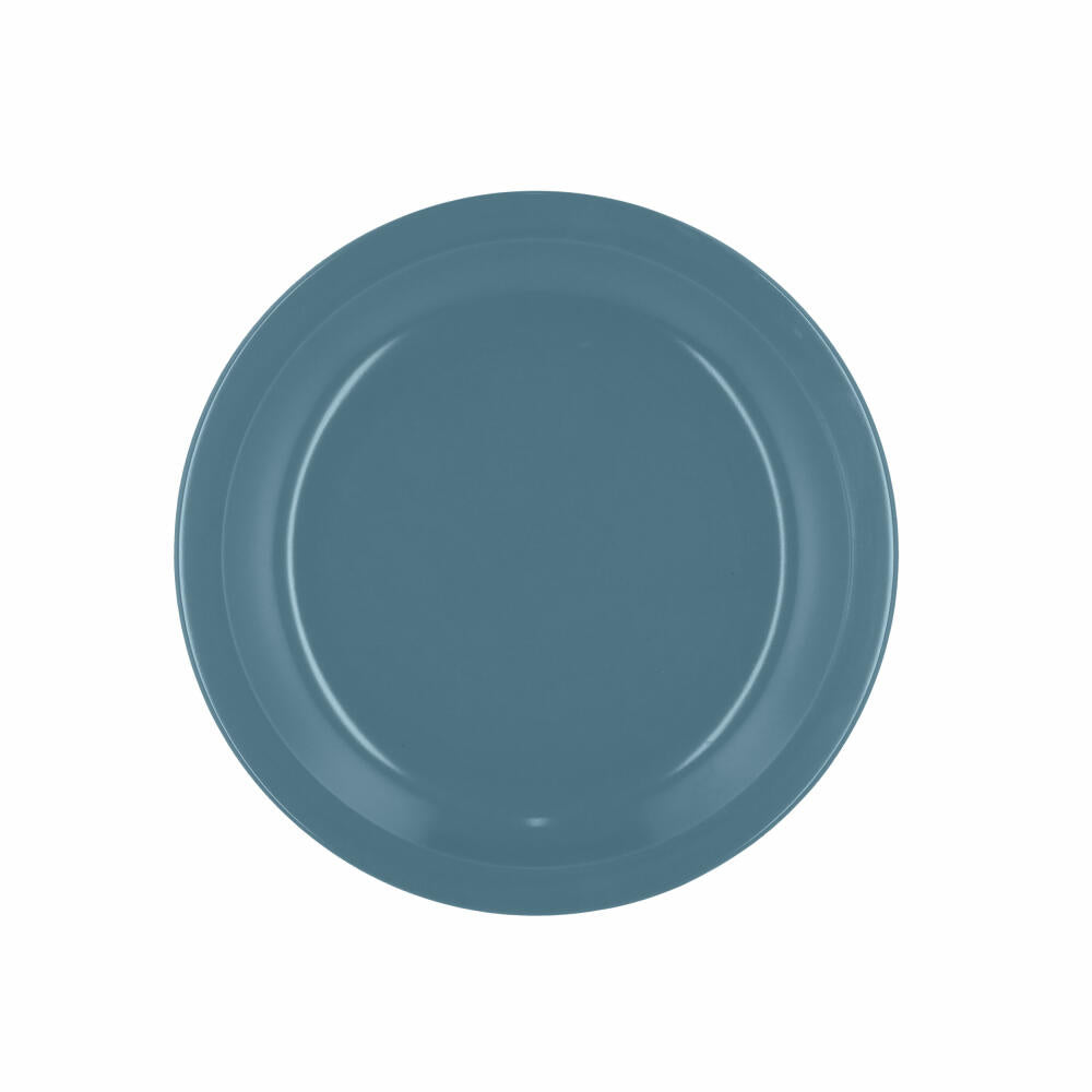 Rosti dinner plate Hamlet, dinner plate, plate, melamine, dusty blue, 24.5 cm, 24472