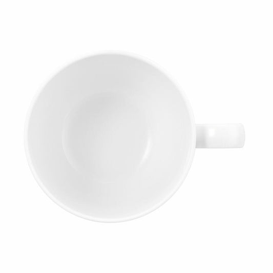 Seltmann Weiden Terra Milchkaffeeobertasse, Milchkaffeetasse, Kaffeetasse, Kaffee Tasse, Porzellan, Weiß, 400 ml, 001.764976