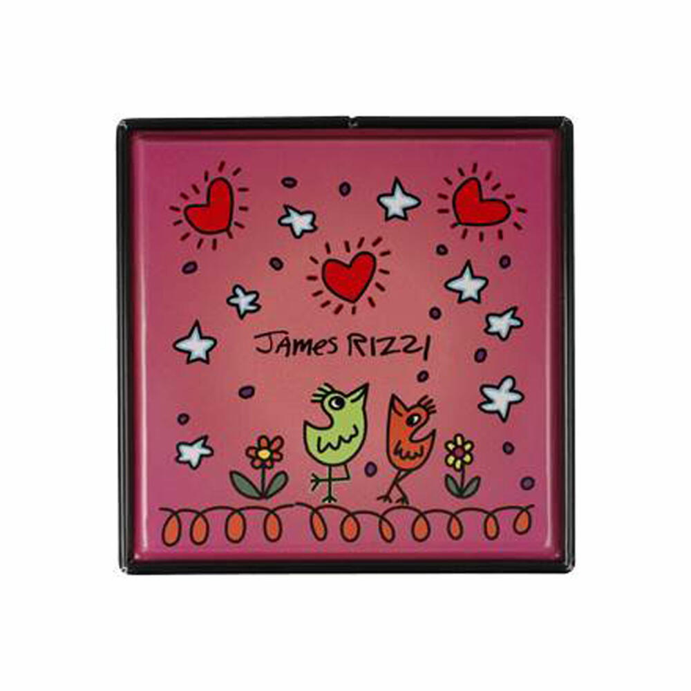 Goebel Tea Tin James Rizzi - Peace of Love, Storage Tin, Tea Tin, Metal, 26103421