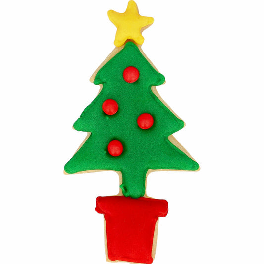 Birkmann Ausstechform Weihnachtsbaum, mit Innenprägung, Ausstecher, Plätzchenform, Keks, Plätzchen, Edelstahl, 8.5 cm, 198968