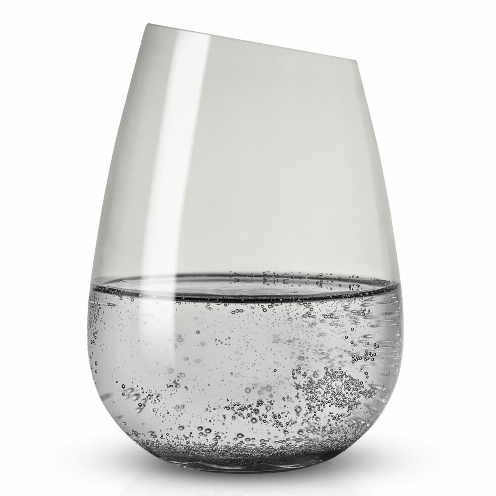 Eva Solo Glass Smokey Grey, drinking glass, water glass, mouth-blown glass, grey, 380 ml, 541043