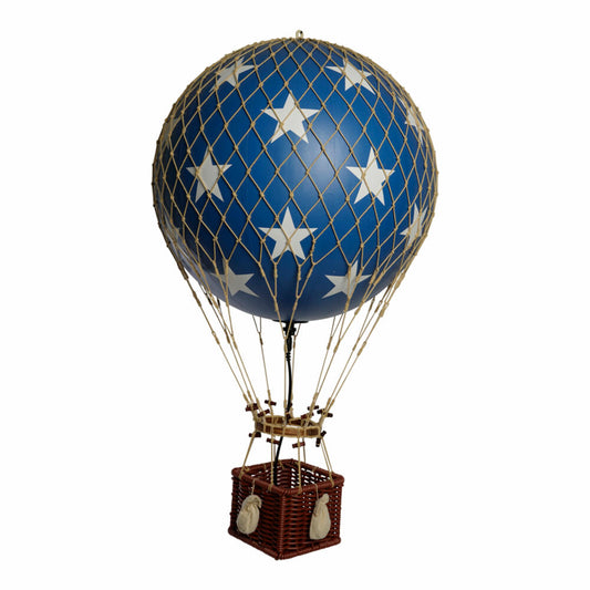 Authentic Models Hanging Decoration Royal Aero LED Blue Stars, Balloon, Night Light, Plastic / Paper, AP163IBS