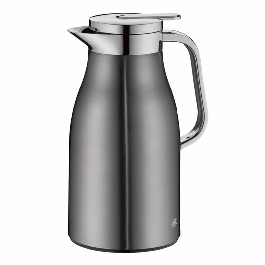 Alfi Skyline vacuum flask, thermos flask, stainless steel, cool grey matt, 1 L, 1321234100