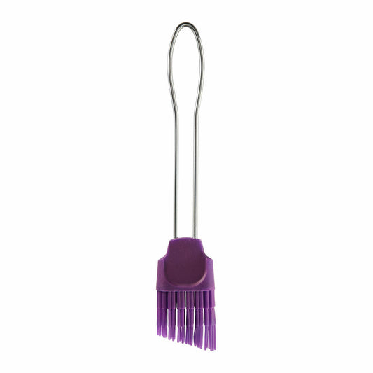 Birkmann silicone brush Colour Splash, small, baking brush, silicone head with stainless steel handle, purple, 3 cm, 421905