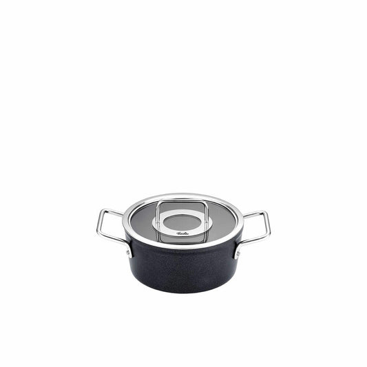 Fissler cooking pot Adamant with glass lid, aluminum, anthracite, 20 cm, 156-115-20-000