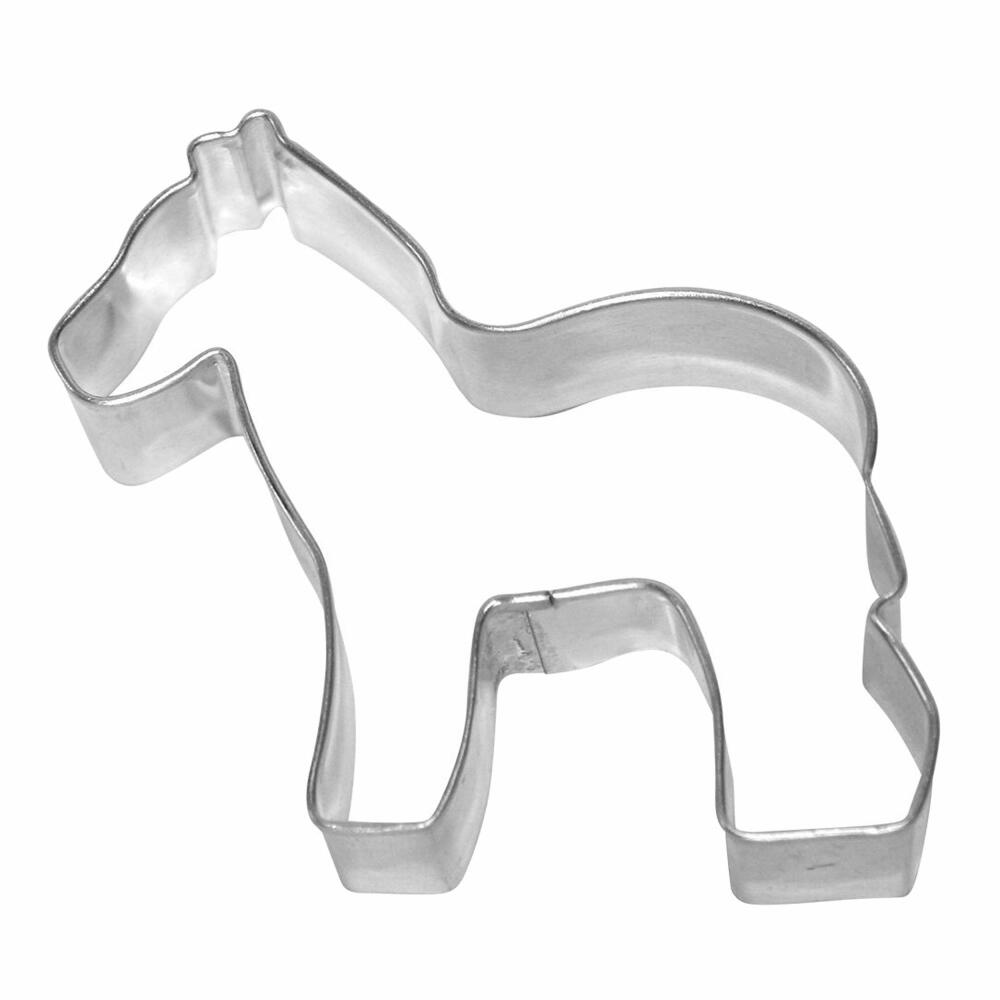 Birkmann cookie cutter horse, cookie cutter, cookie mold, biscuit, cookie, tinplate, 8 cm, 121553