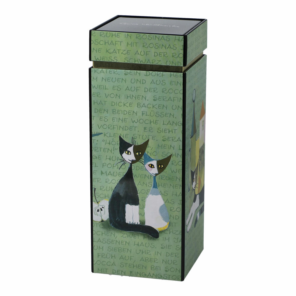 Goebel Tin Rosina Wachtmeister - La storia di Serafino, artist tin, cats, metal, green, 66860911