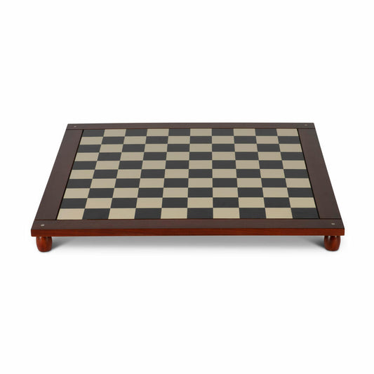 Authentic Models 2-Sided Game Board, Game Board, Chess Game, Playing Field, Wood, GR034