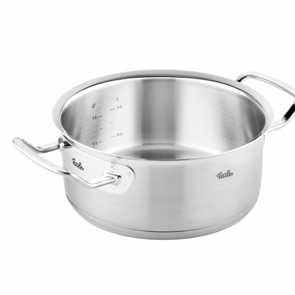 Fissler roasting pan Original-Profi Collection II, roasting pan, casserole dish, stainless steel 18/10, 20 cm, 084 138 20 000 0