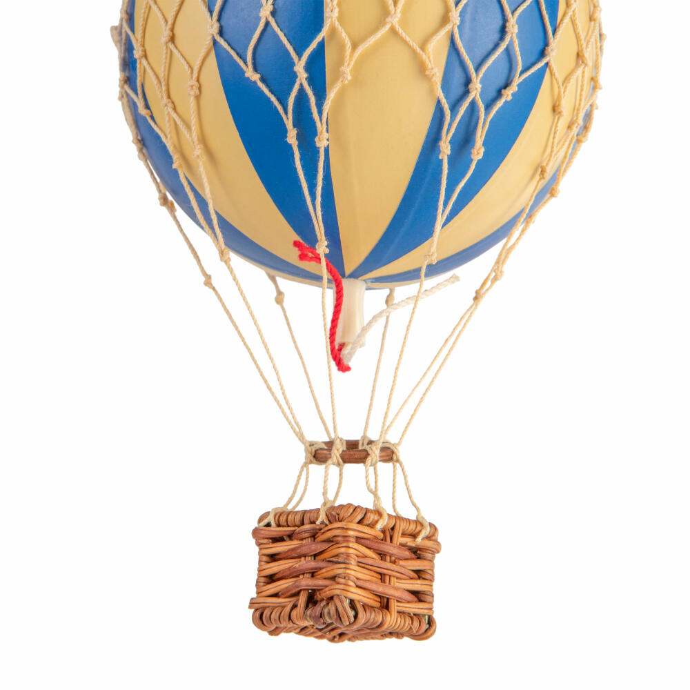 Authentic Models Hängedekoration Floating in the Skies Blue Double, Ballon, Rattan / Papier / Kunststoff, AP160DB