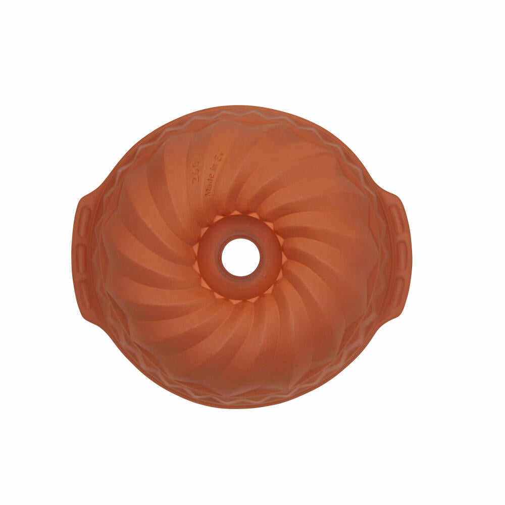 Römertopf Bundt cake baking pan, Bundt cake pan, cake baking pan, cake pan, clay, terracotta, 1.7 L, 2 260 05