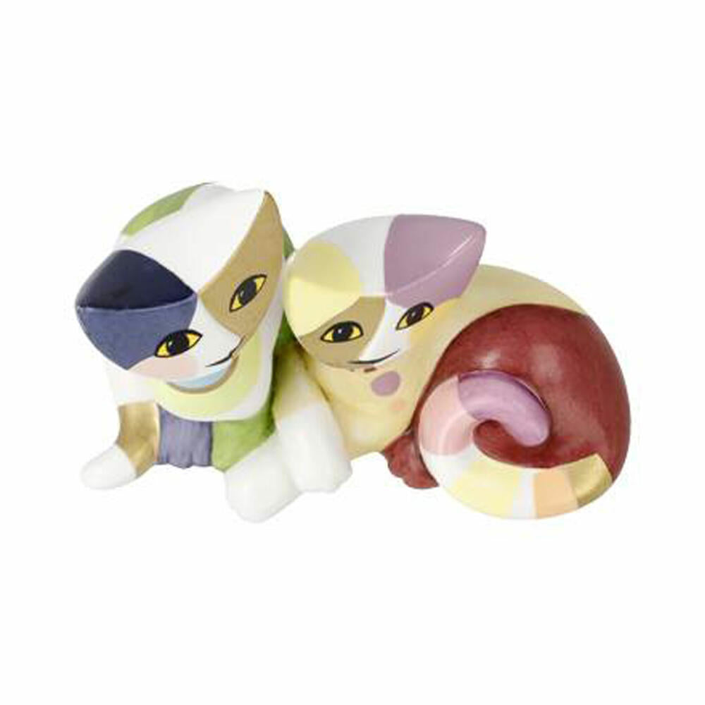 Goebel figurine Rosina Wachtmeister mini cats Tea e Tazio, decorative figure, decoration, biscuit porcelain, 31400941