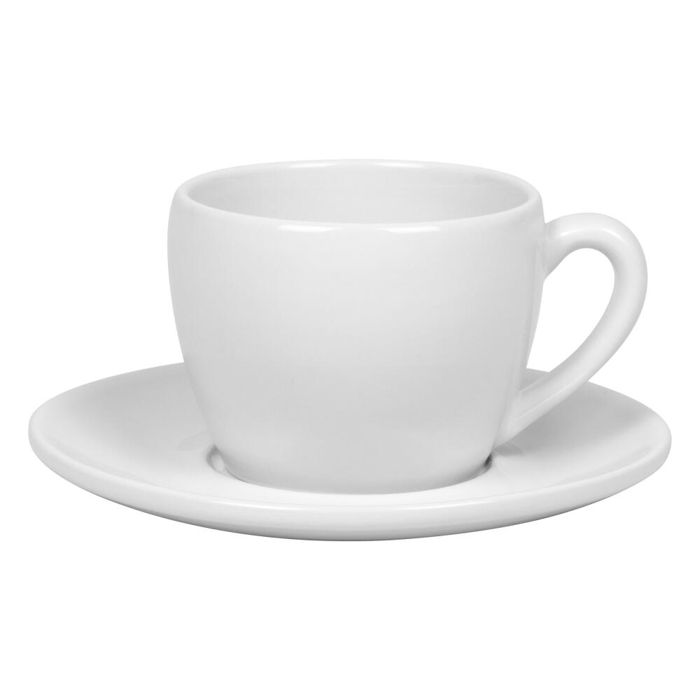 Könitz Cappuccino Cups Set of 2 Coffee Bar FOUR, Cup, Porcelain, White, 200 ml, 1758000004