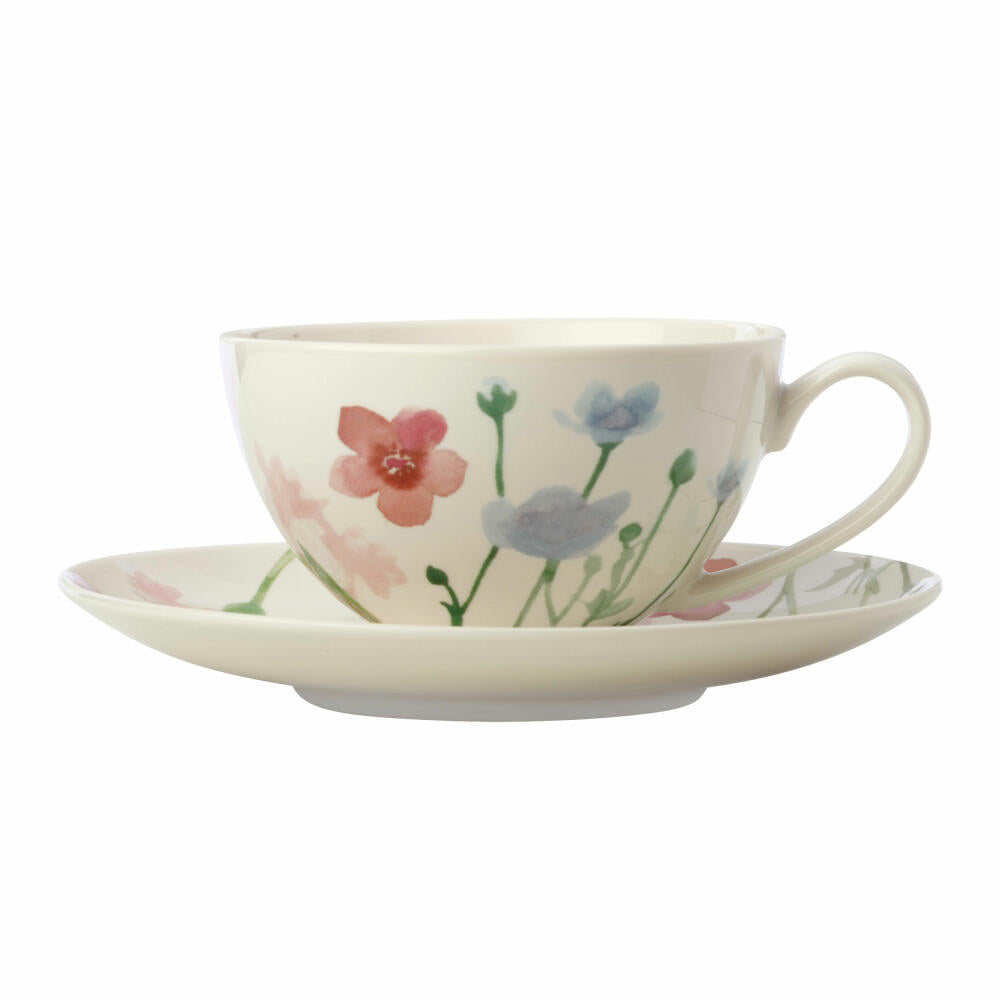 Maxwell &amp; Williams Cup with Saucer Wildwood, Coffee Cup, Tea Cup, Porcelain, Colorful, 200 ml, II0070