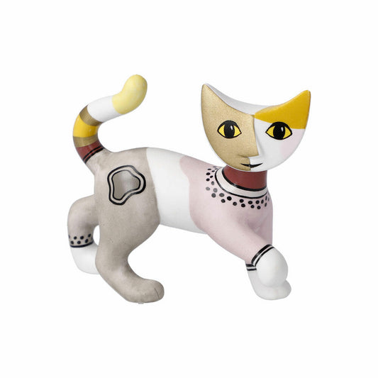 Goebel Figurine Rosina Wachtmeister - Mini Cat Teresa, Mini Cats, Decorative Figure, Biscuit Porcelain, Colorful, 31886031