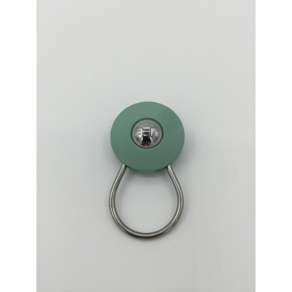 Authentics Orbit Key Ring, Key Organizer, V2A, Rubber, Mint Green, 1000019