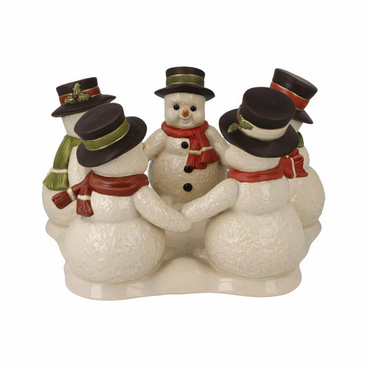 Goebel Figurine Snowmen - Best Friends, Stoneware, Decorative Figure, Colorful, 12.5 cm, 66704411