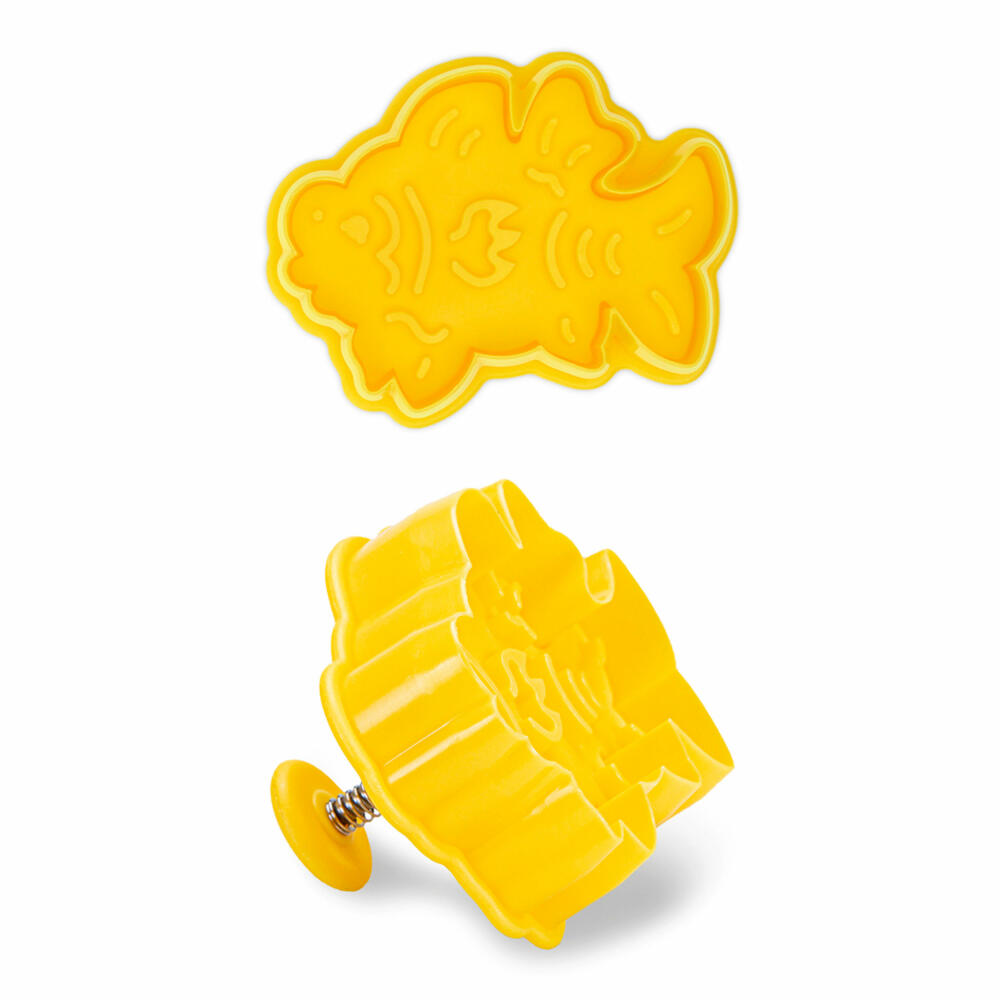 Städter embossed cookie cutter with ejector fish, cookie cutter, cookie mold, biscuit, cookies, plastic, 6.5 cm, 171862