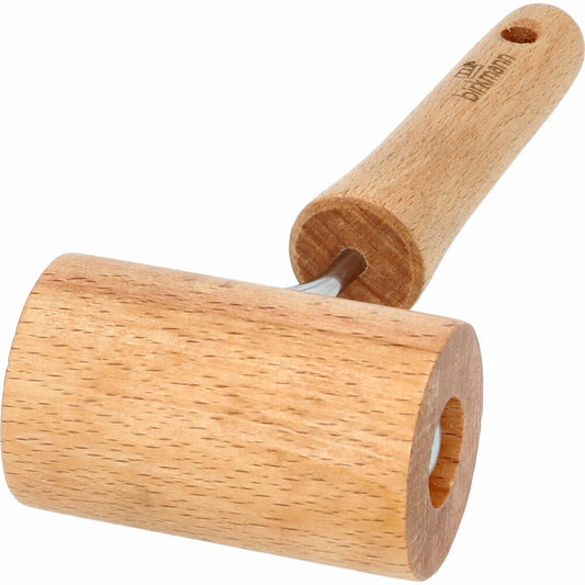 Birkmann Bakers Best rolling pin, straight, rolling pin, baking accessories, beech wood, Ø 4 cm, 424135