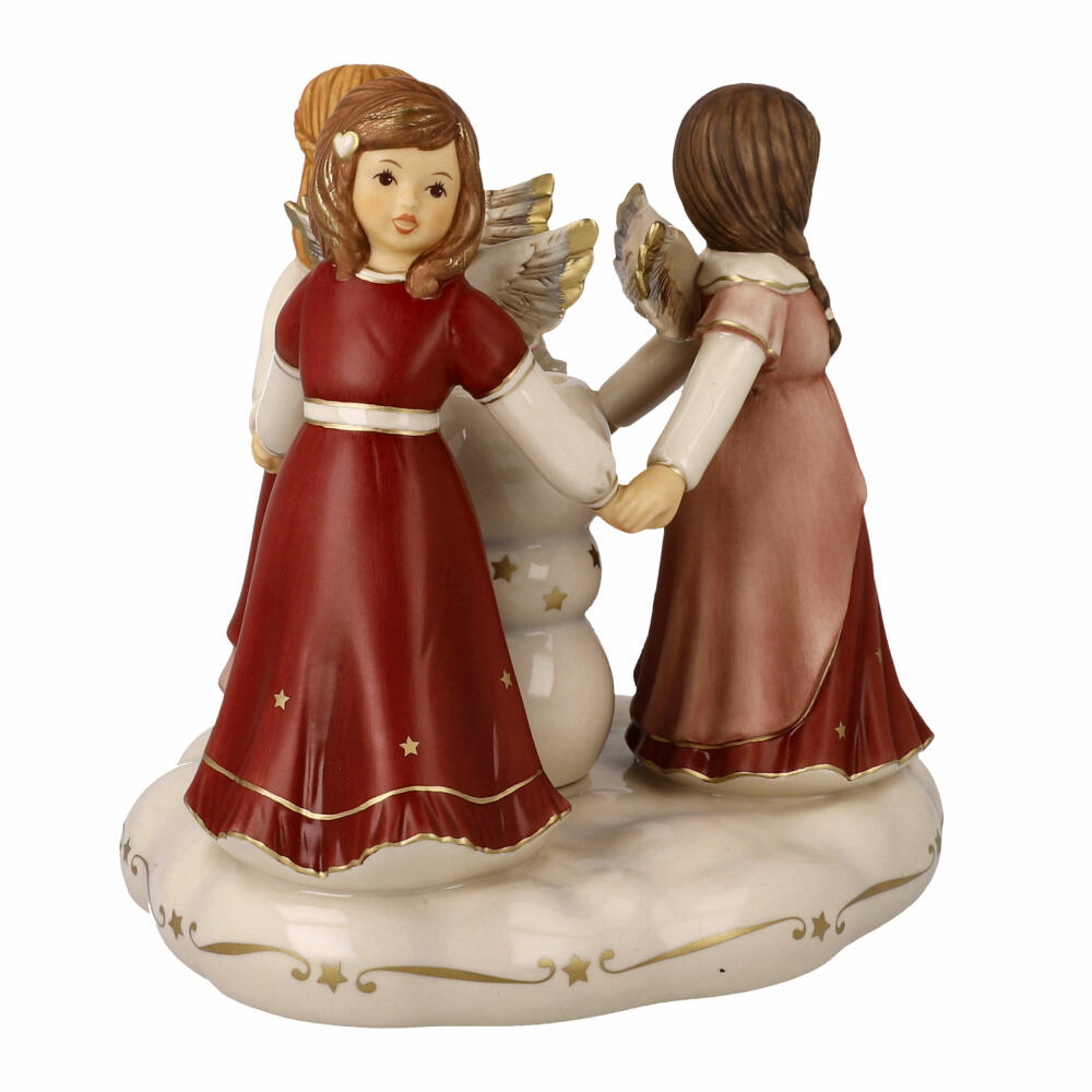 Goebel Angel Heavenly Dance, decorative figure, porcelain, Bordeaux, 17.5 cm, 41669291