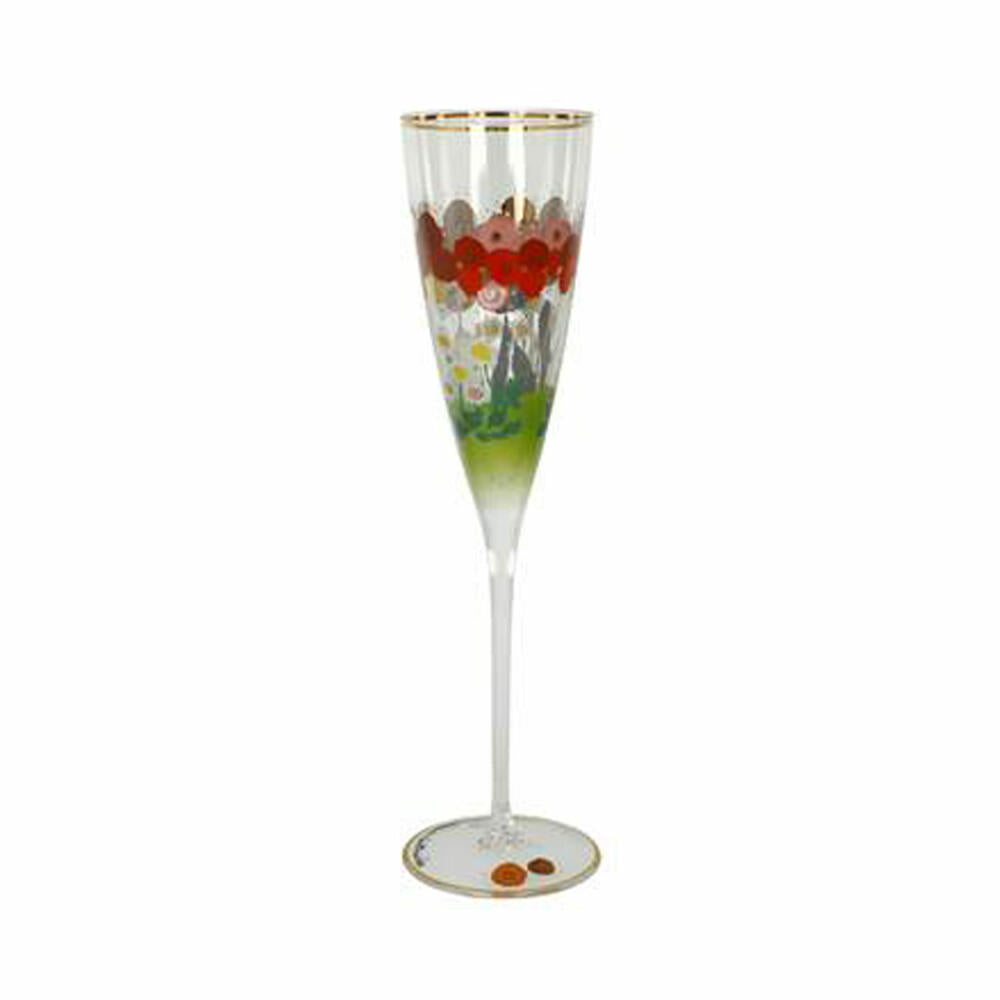 Goebel champagne glass Rosina Wachtmeister - Lestate in giardino, champagne glass, sparkling wine, glass, 66926451