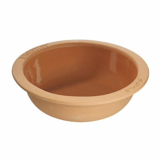 Römertopf Pane bread baking bowl, bread bowl, baking bowl, bowl, round, for 1 loaf of 1 kg, natural clay, Ø 31 cm, 24905