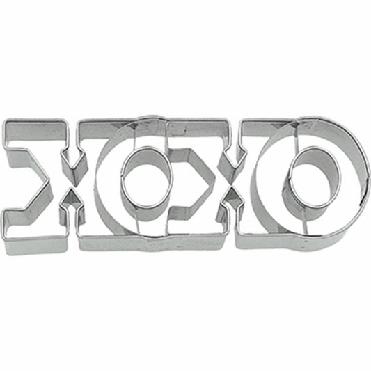 Birkmann cookie cutter lettering Xoxo, cookie cutter, cookie shape, biscuit, biscuits, stainless steel, 10 cm, 198845