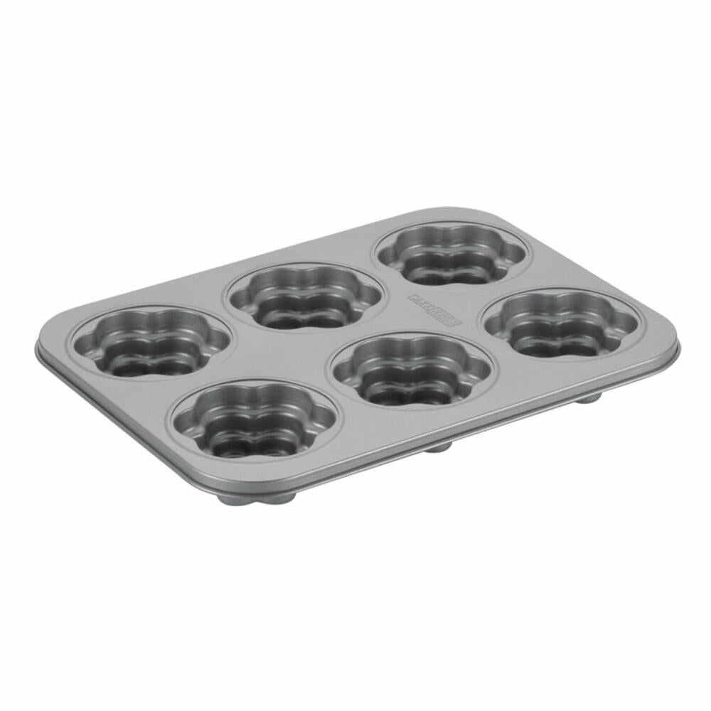 Städter baking tray flowers maxi, baking pan, cake pan, baking accessories, muffins, metal, 35 x 27 cm, CB58878