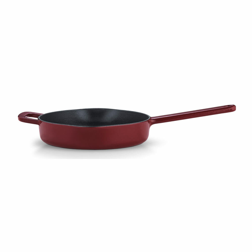 Fissler pan Moments Collection, frying pan, cast iron, burgundy, 26 cm, 064-310-26-100