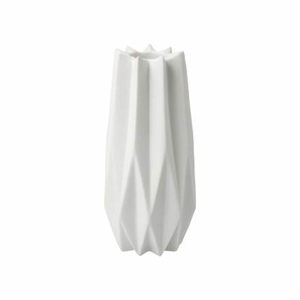 Goebel Candle Holder Polygono Star, Candlestick, Biscuit Porcelain, Biscuit White, H 12.5 cm, 14005621