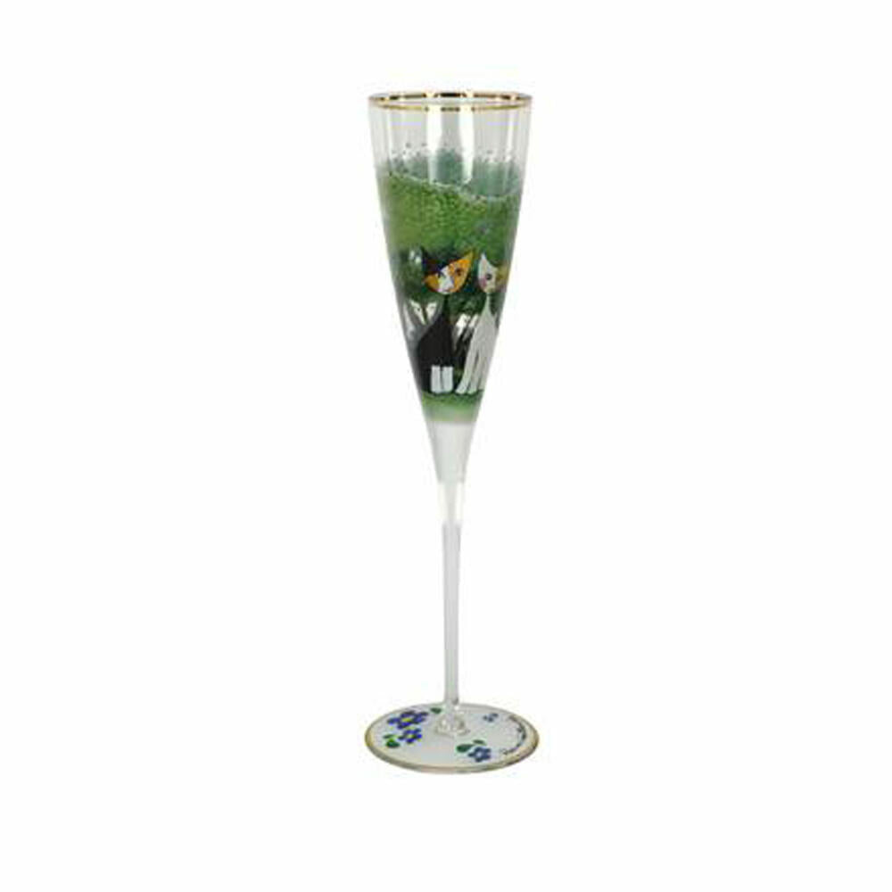 Goebel champagne glass Rosina Wachtmeister - Una passeggiata nel verde, champagne glass, sparkling wine, glass, 66926441