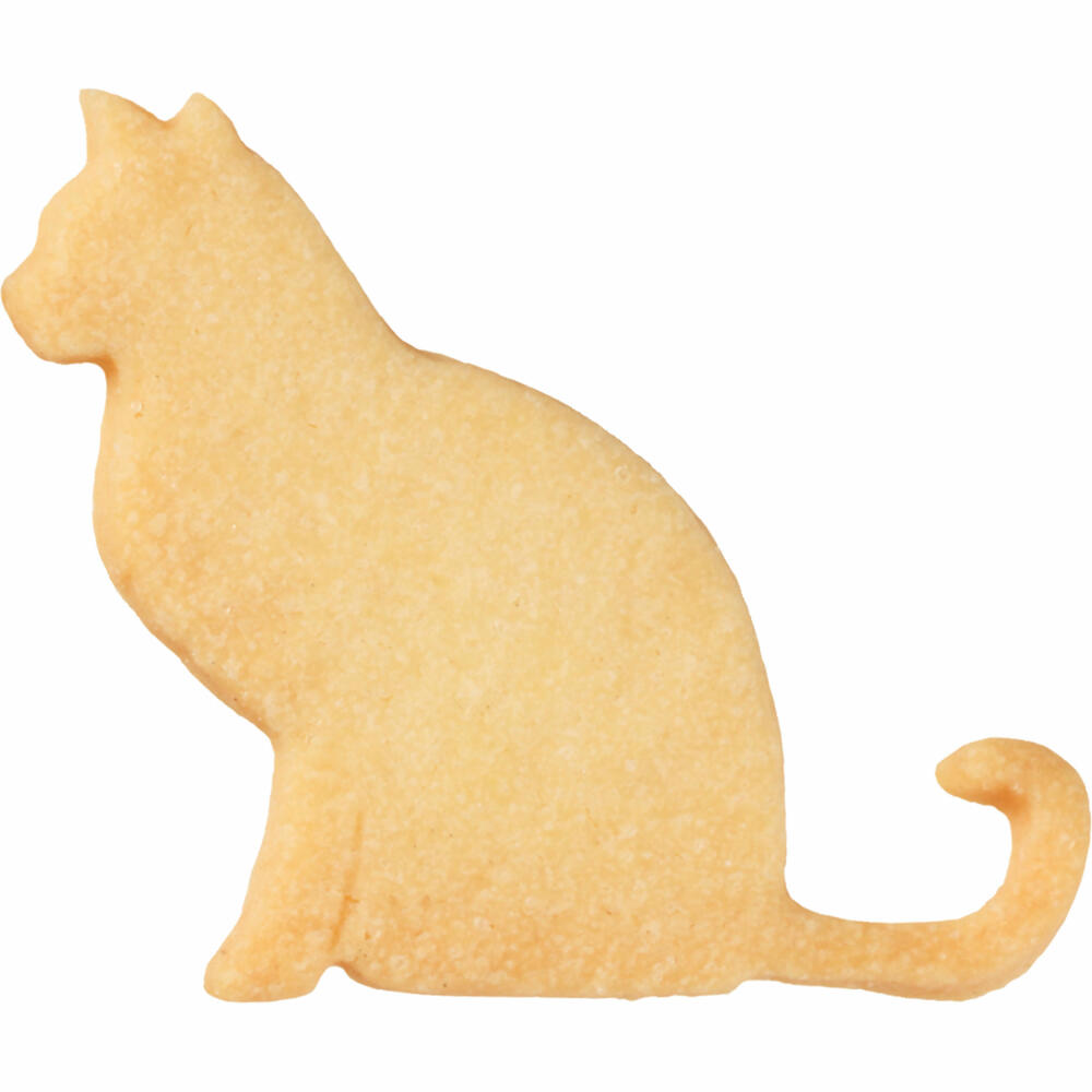 Birkmann cookie cutter house cat, cookie cutter, cookie shape, biscuit, biscuits, stainless steel, 6 cm, 195448