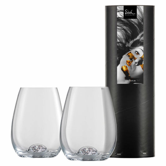 Eisch Becher 2er Set 10 Carat, Trinkbecher, Gläser, Kristallglas, 460 ml, 50212991