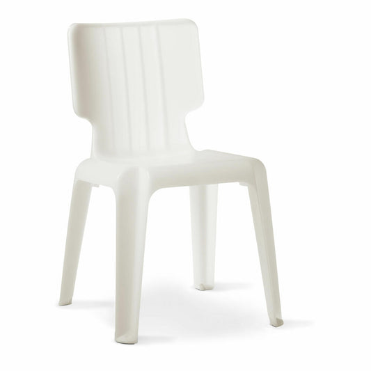 Authentics Wait Chair, Seat, Stackable, Polypropylene, White Matt, 1085098