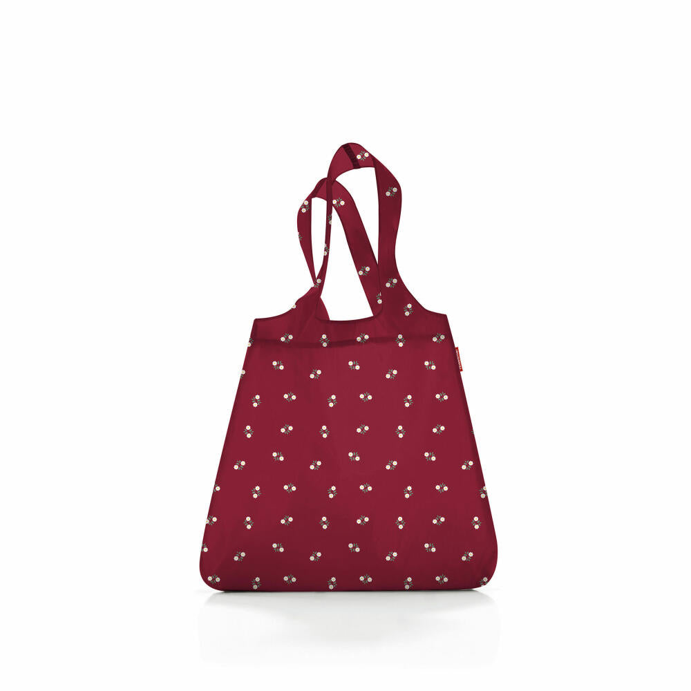 reisenthel mini maxi shopper, shopping bag, carrying bag, shopping bag, bag, polyester fabric, Bavaria 5 Dark Ruby, 15 L, AT3074