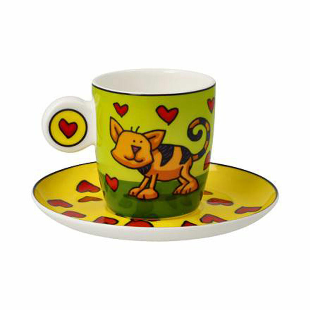 Goebel espresso cup Ed Heck - Love Cat, espresso cup, fine bone china, 67200121