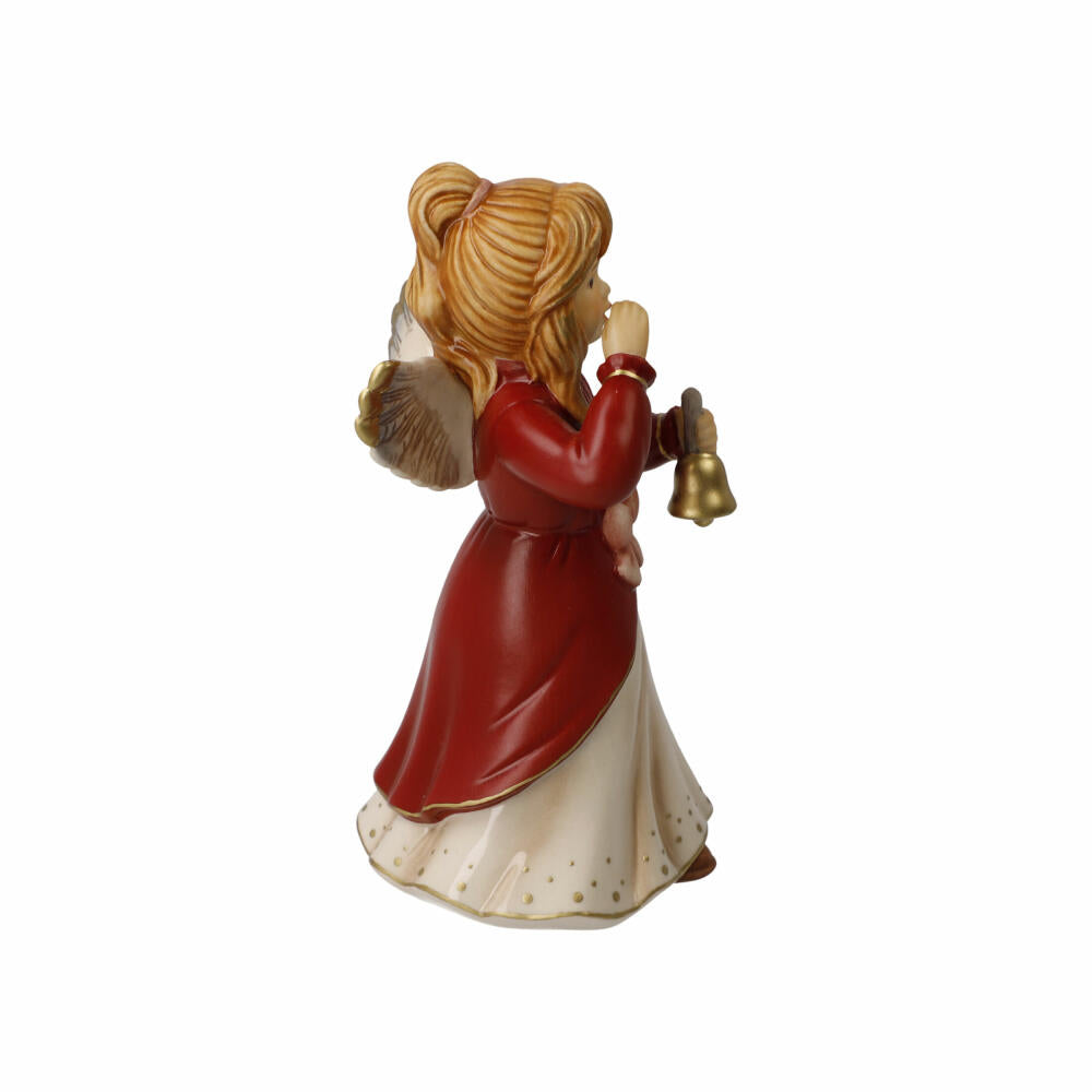 Goebel Angel Christmas Eve, decorative figure, Christmas, stoneware, Bordeaux, 14.5 cm, 41673291