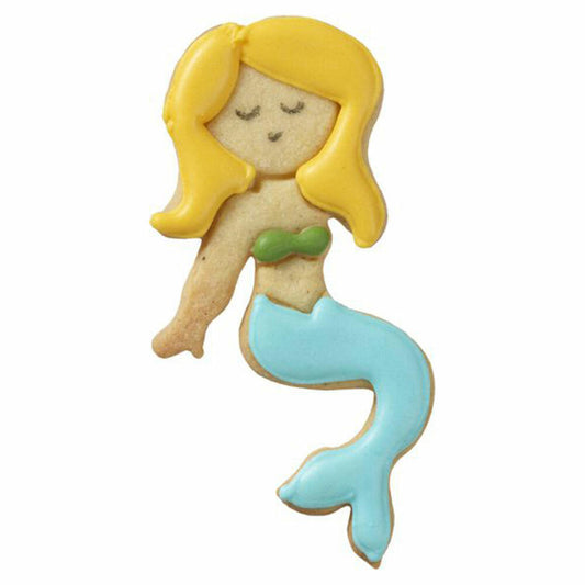 Birkmann Cookie Cutter Mermaid Sitting, Cookie Cutter, Cookie Mold, Biscuit, Stainless Steel, 11 cm, 197343