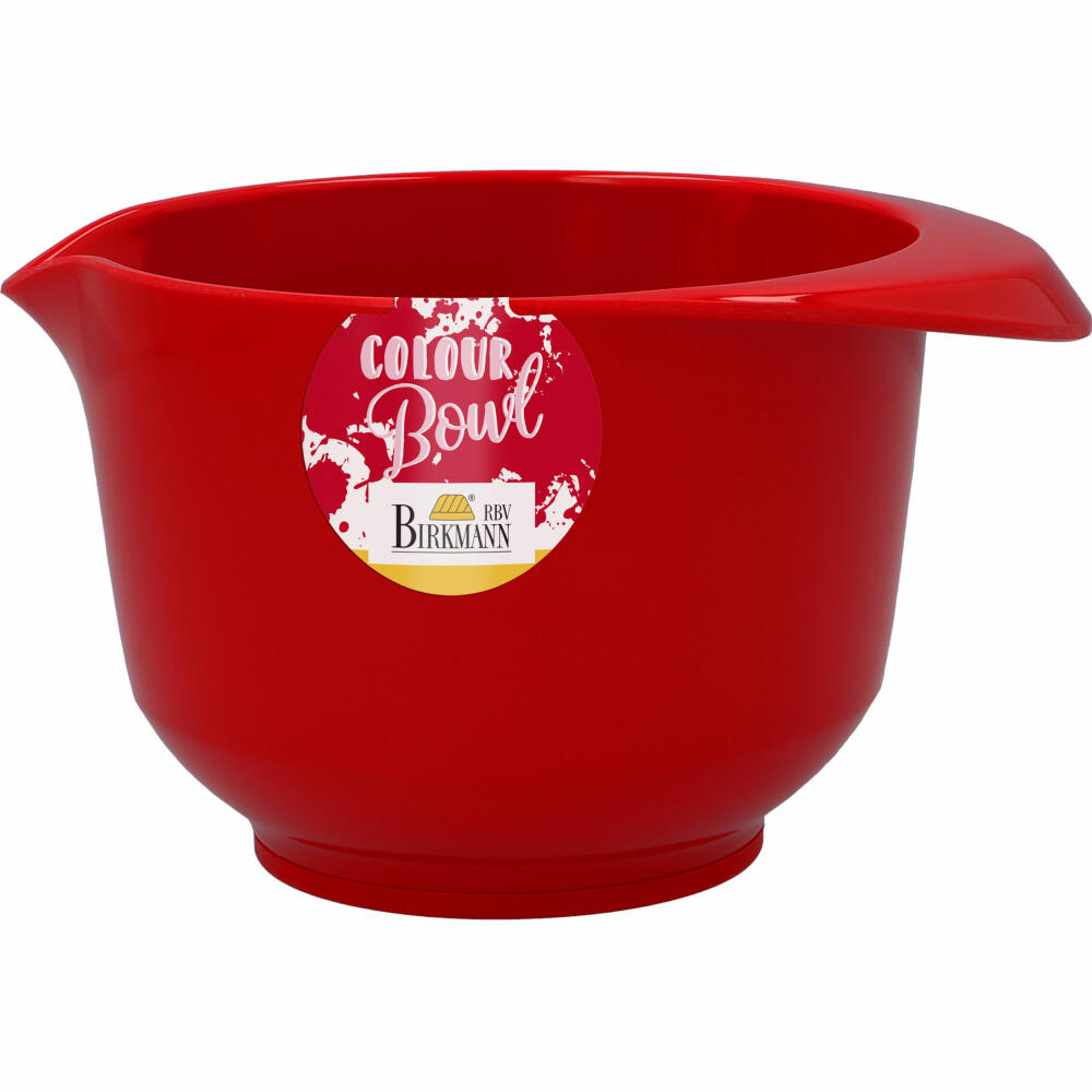 Birkmann Colour Bowl mixing and serving bowl, mixing bowl, bowl, melamine resin, red, 750 ml, 708754