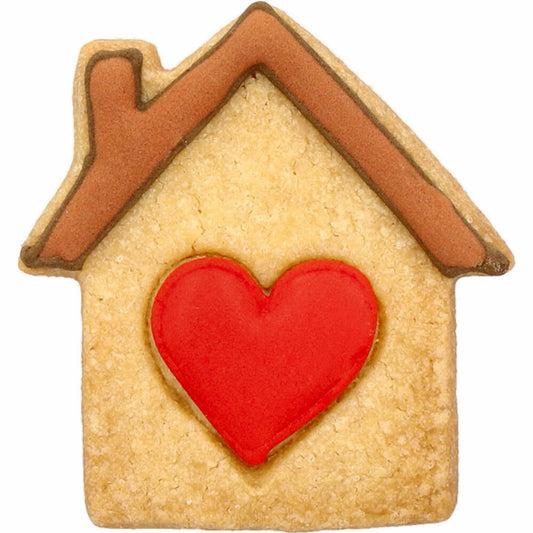 Birkmann Ausstechform Süßes Zuhause, Ausstecher, Plätzchenform, Keks, Plätzchen, Edelstahl, 6 cm, 189751